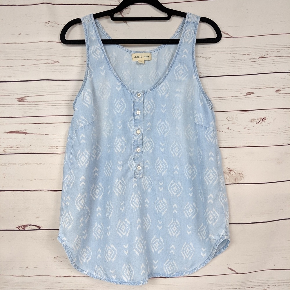 Cloth & Stone Chambray Tank Top